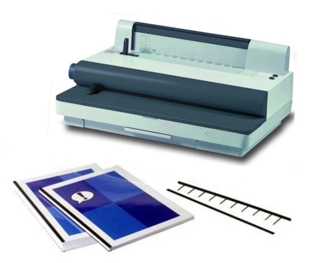 Type 2 binding machine thickens 500 tender documents for office work.