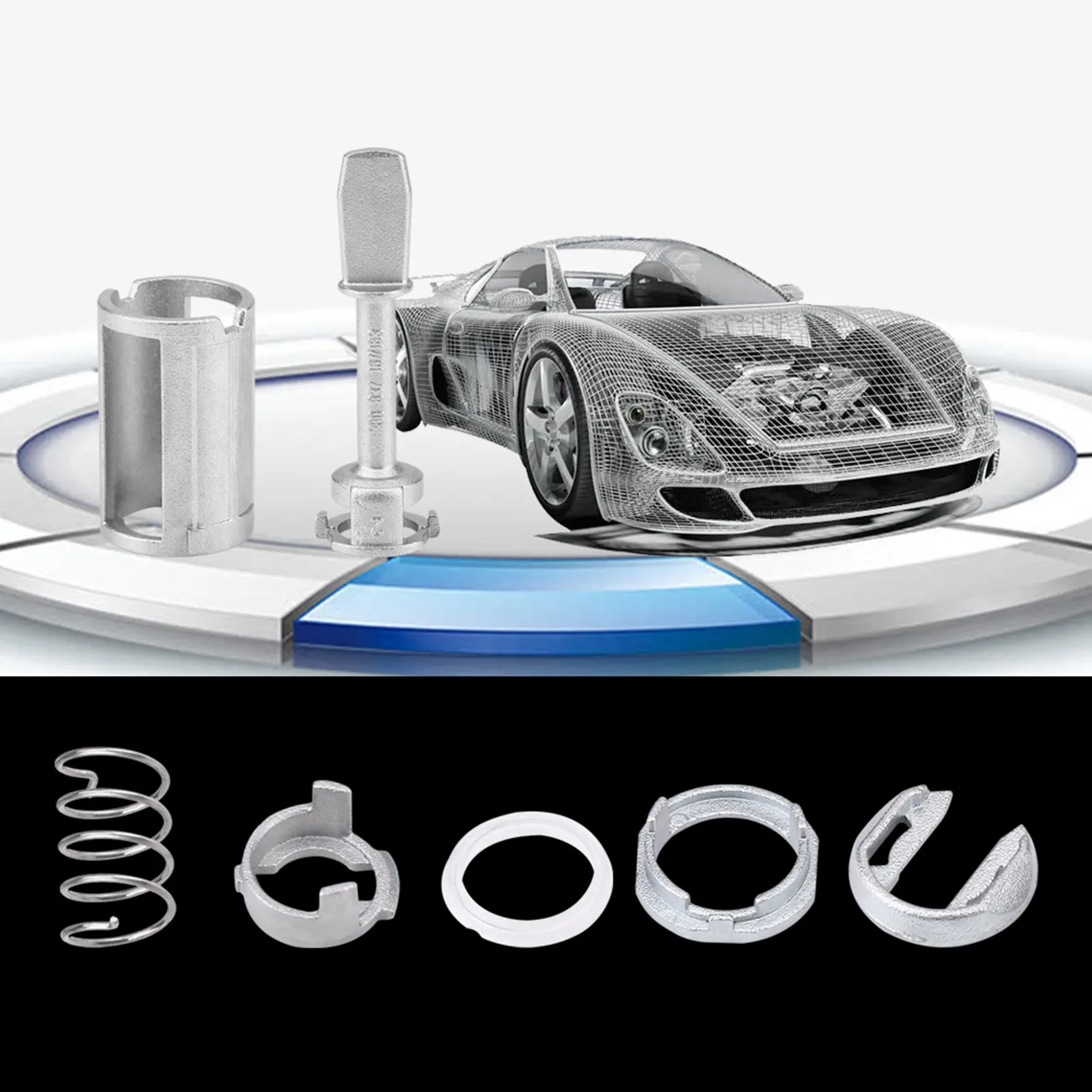 Lock Cylinder Repair Door Lock Repair Kit Front Left Right Door Lock Repair Kit for  SEAT TOLEDO LEON AROSA