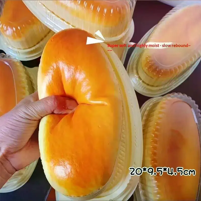 Simulated Cheese Cake Squeeze Prank Decoration Bread for Stress Relief Realistic Slow Rising Sensory Toys