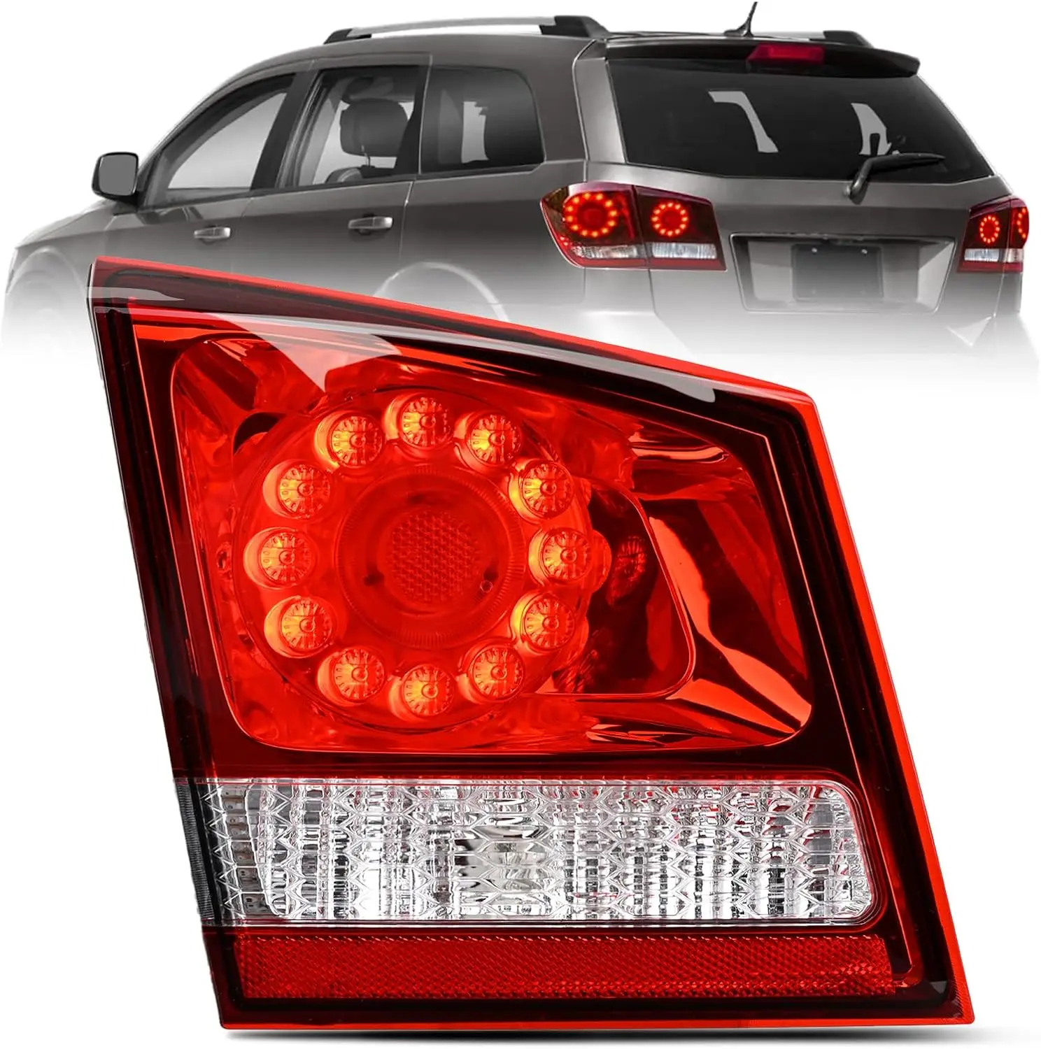 

Левый внутренний задний фонарь в сборе для Dodge Journey 2011-2020 гг.