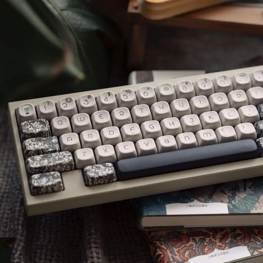 

Оригинальный дизайн, колпачки для клавиш moxa pbt, полностью пятисторонние колпачки для механической клавиатуры Foa