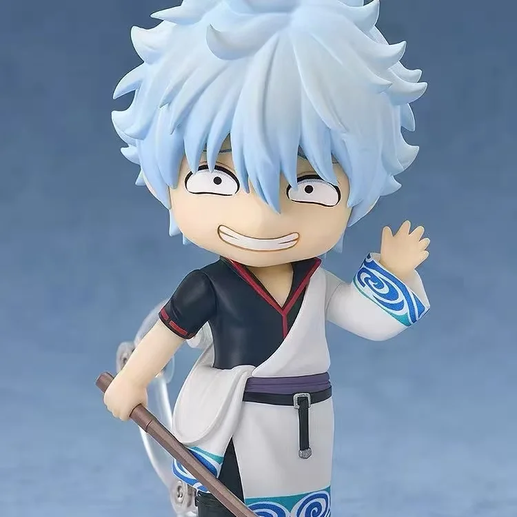 

Original Good Smile Nendoroid GSC Gintama Anime Figure Sakata Gintoki Kagura Shimura Shinpachi Collectible Model Decoration