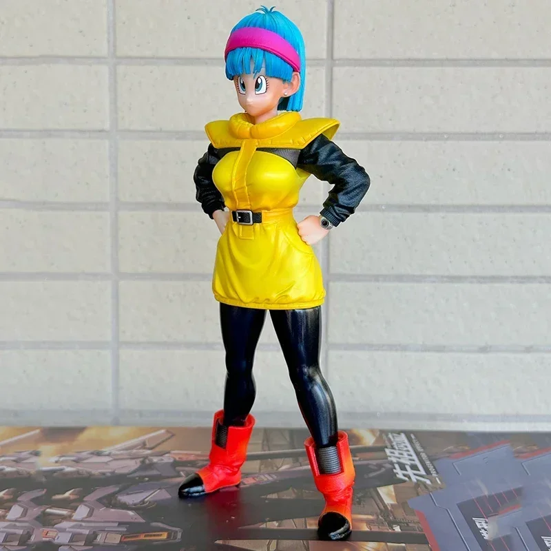 23cm In Stock BDZ Figures Bandai SH Figuarts Dragon Ball Z Journey To Planet Namek Bulma Figure Anime Figurine Action Toy