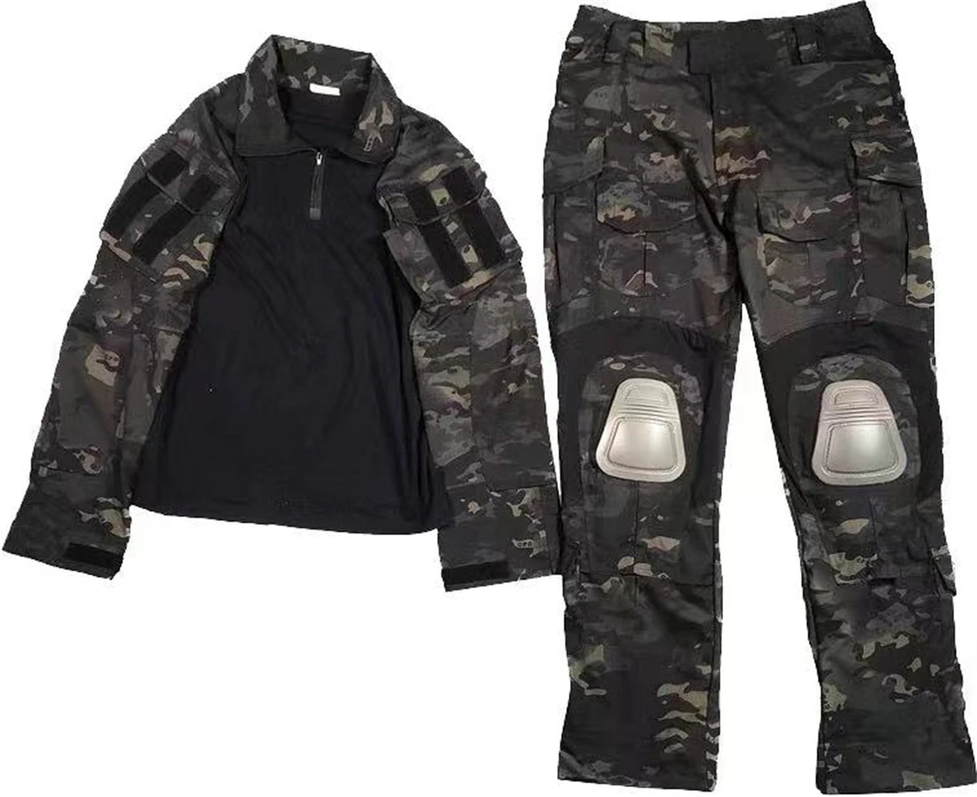 

GEN3 MCBK Training Tactical Frog Skin G3 Battle Frog Suit Long sleeved+long pants combat Hunting Breathable Clothes