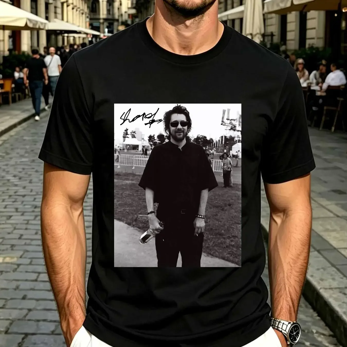 washed T Shirt Hot Shane MacGowan For Fans All Size 3D467 vintage Washed fashion Comfortable Top For Everyday Wear graphic