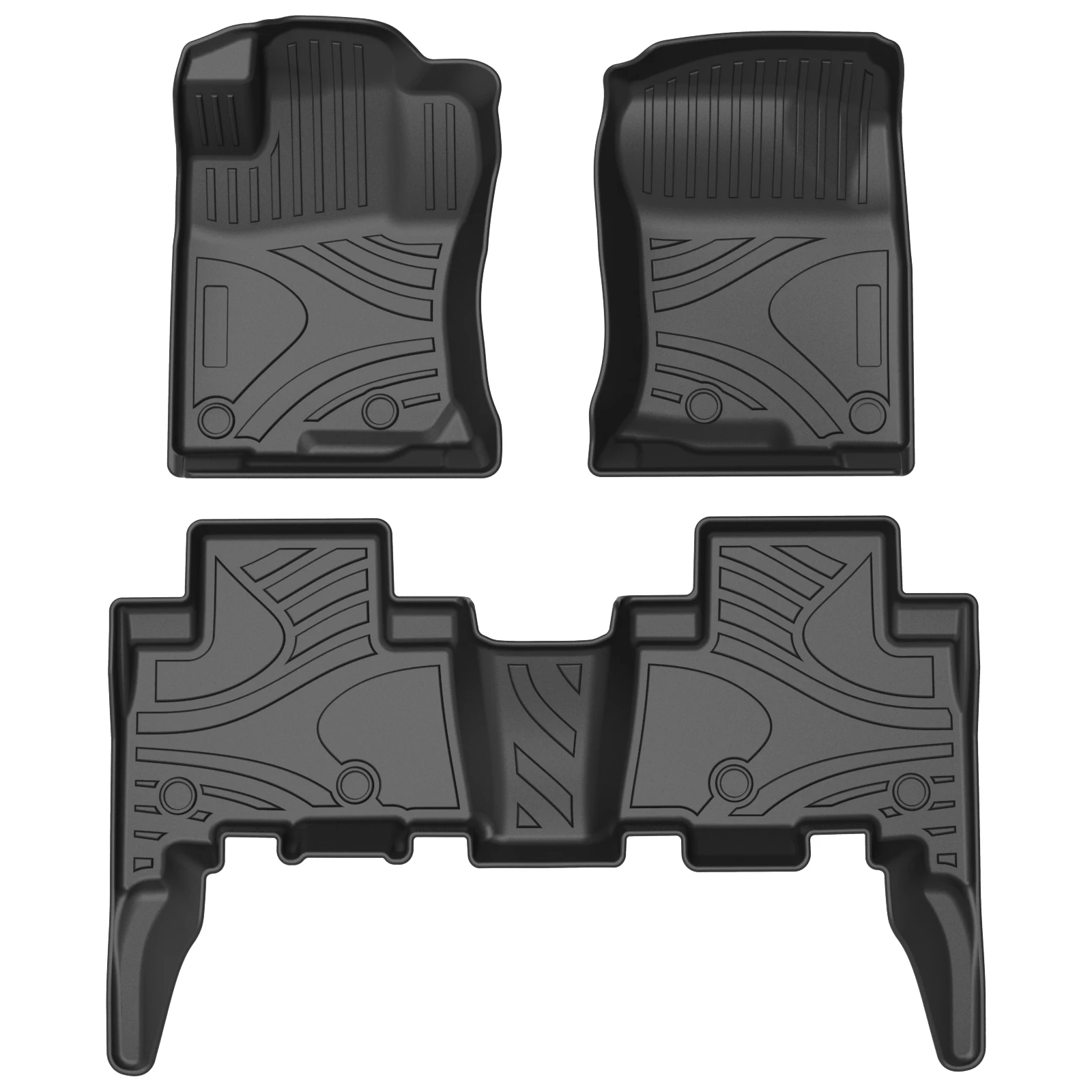 Car Floor Mats for Toyota 4Runner 2013-2024 Lexus GX460 Trunk Backrest Pad TPE