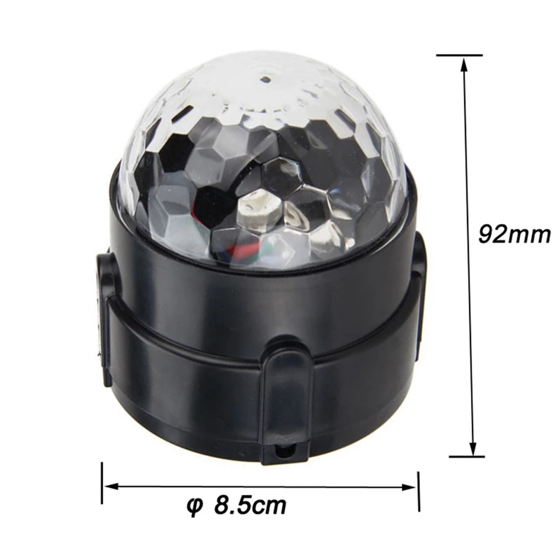 Disco Party Light Strobe Light USB Plug Car Light Suitable For Car Family Dance Birthday Dj Bar Karaoke