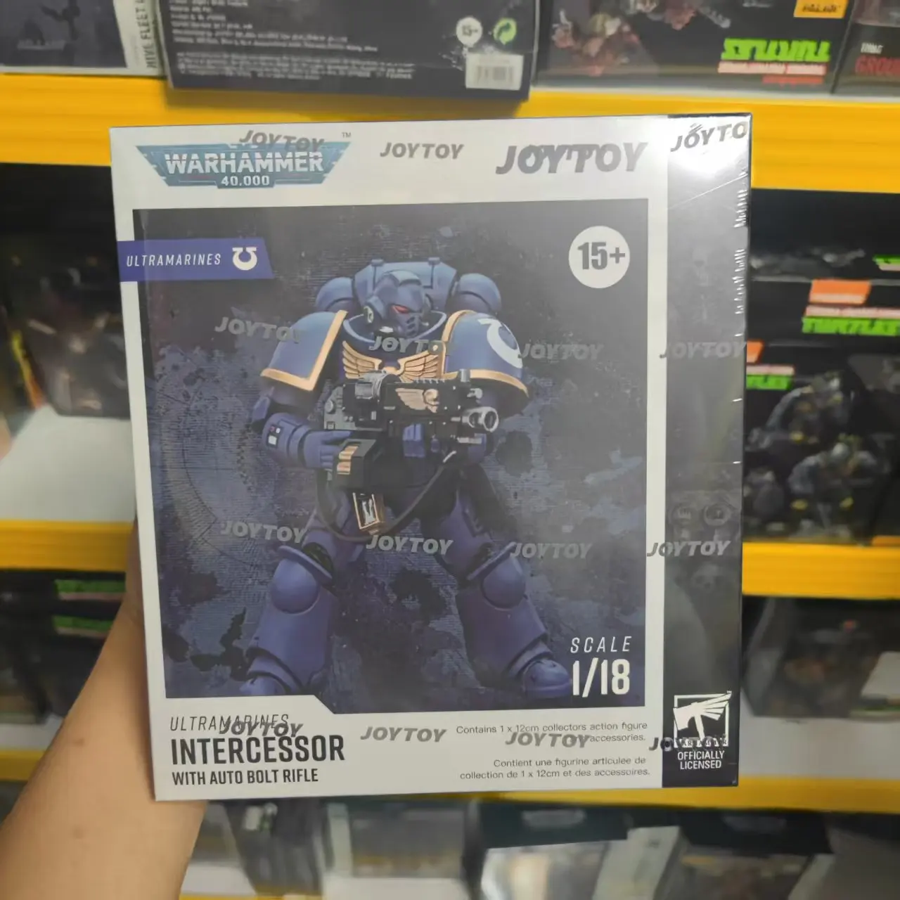 

【В наличии 】 Фигурка JOYTOY 1/18 Warhammer 40K Ultramarines Intercessors Модель
