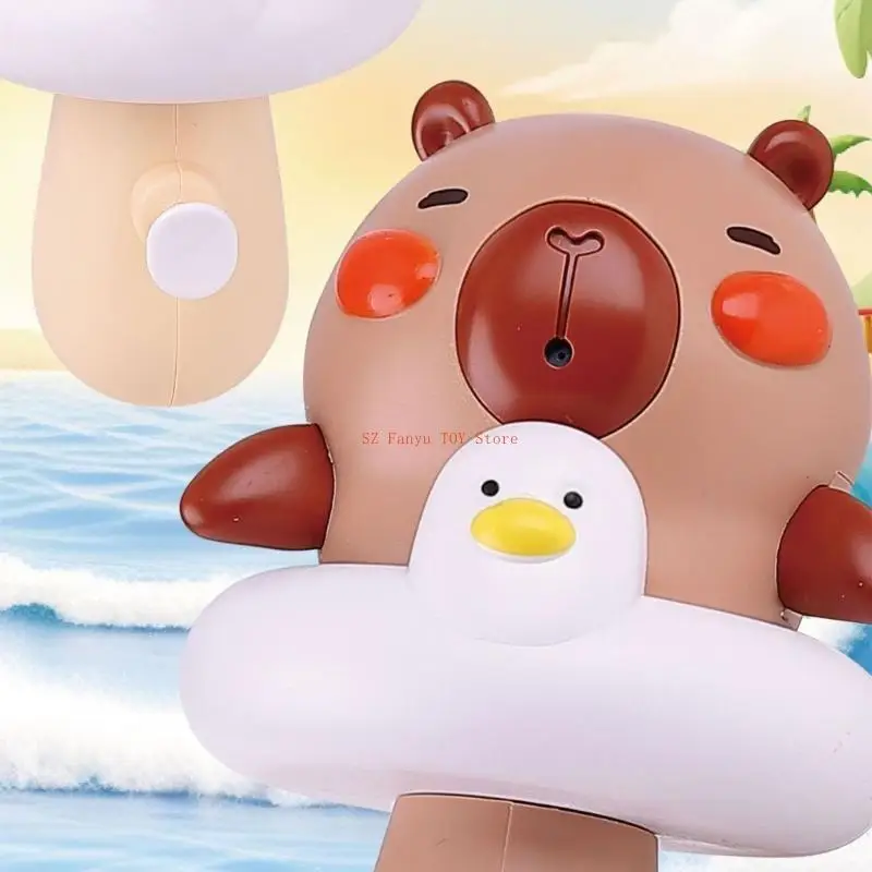 96GC Phim hoạt hình cao Capybara Water Squirter Beach Game Spits đồ chơi đồ chơi không thấm nước cho người lớn và trẻ
