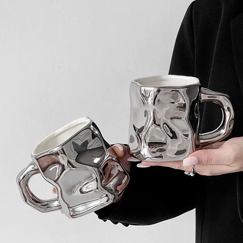 

Чашка для завтрака, простая индивидуальная керамическая чашка для питья, офисный послеобеденный чай, ценная чашка для кофе с молоком, принадлежности для украшения дома