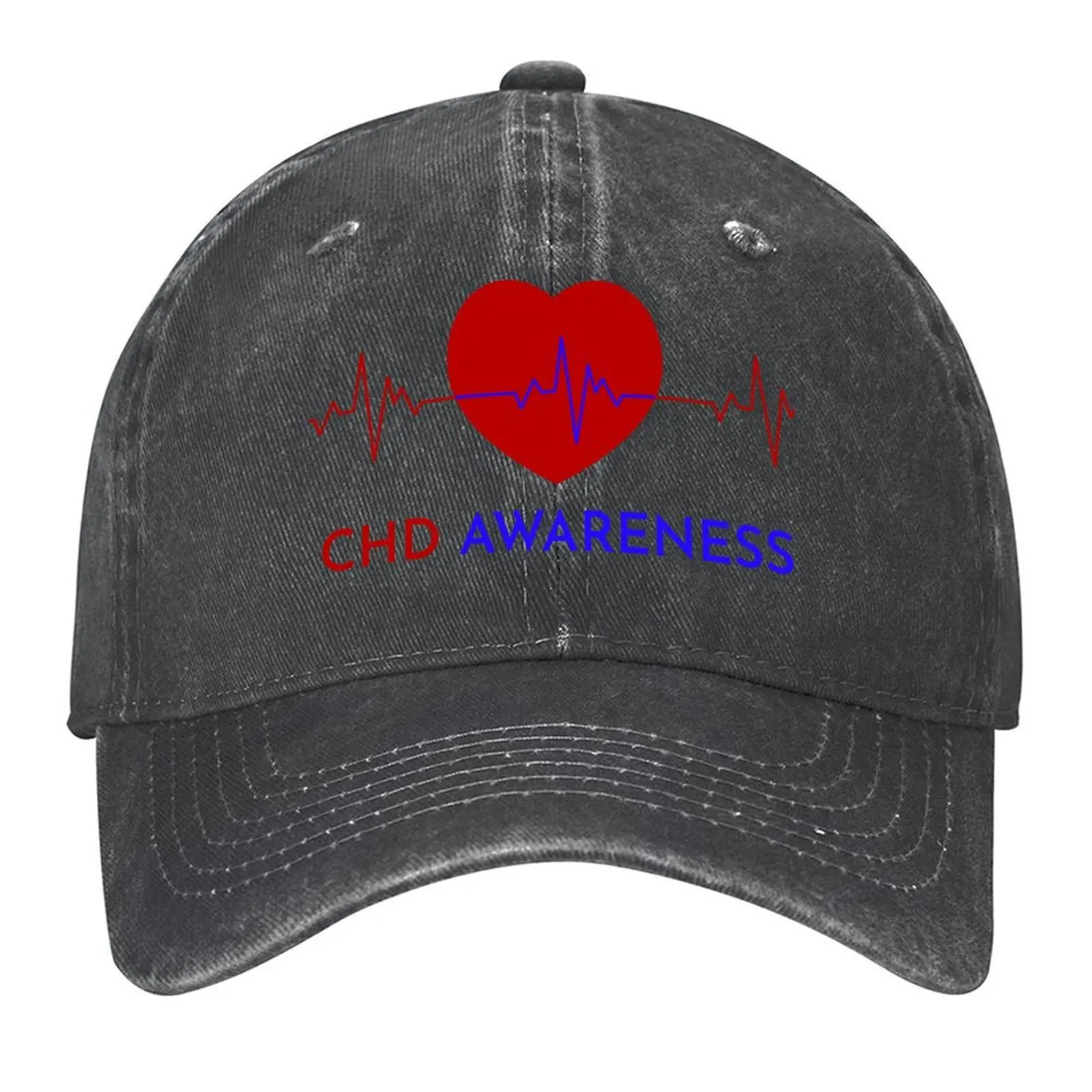 

Congenital Heart Disease Defect CHD Awareness 1 in 100 Baseball Cap Kids Hat Hood Baseball Men Women's