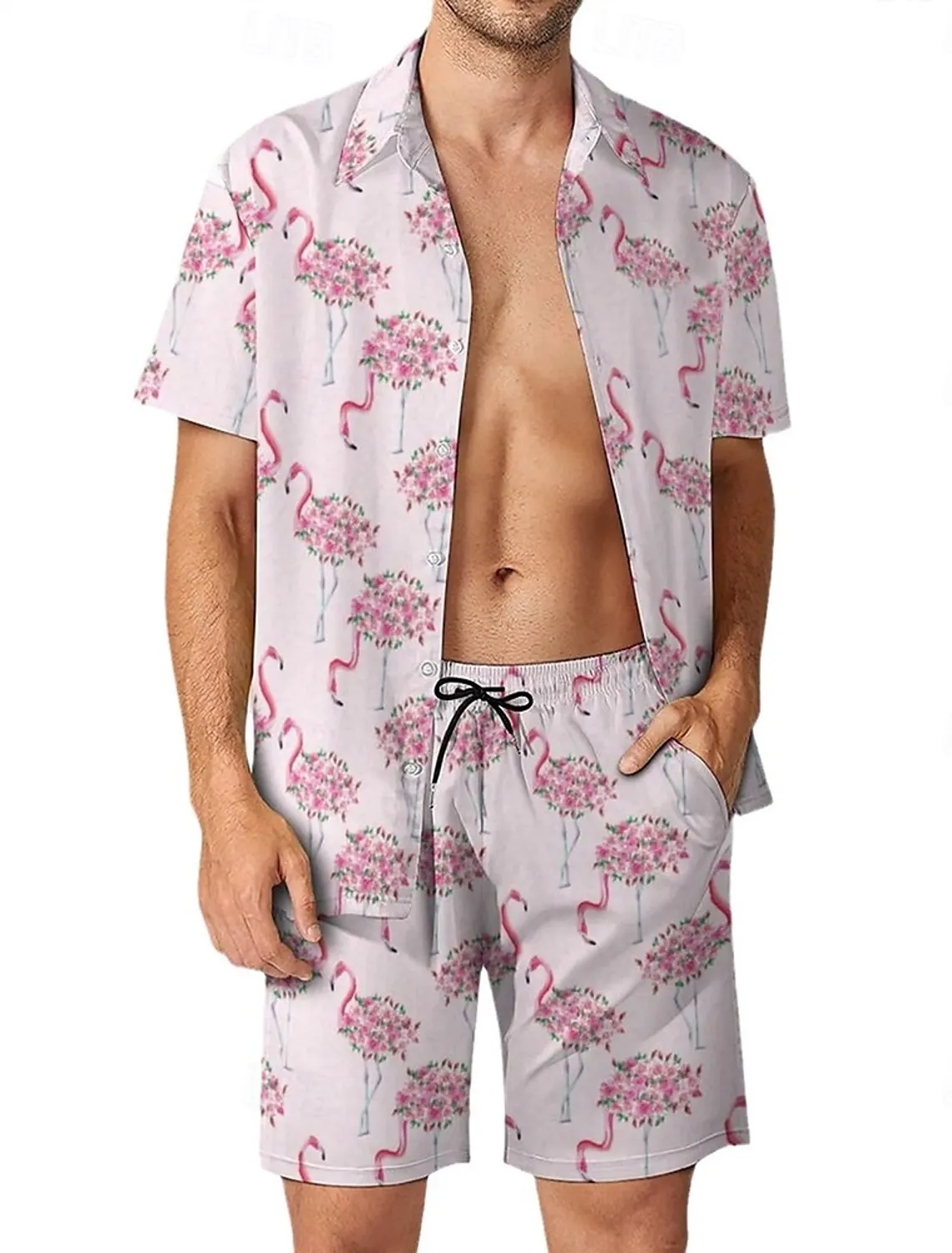 Мужская рубашка из двух предметов с изображением морской жизни, летние шорты с короткими рукавами, праздничная одежда для отдыха на открытом воздухе, курортная одежда, 3D-печать