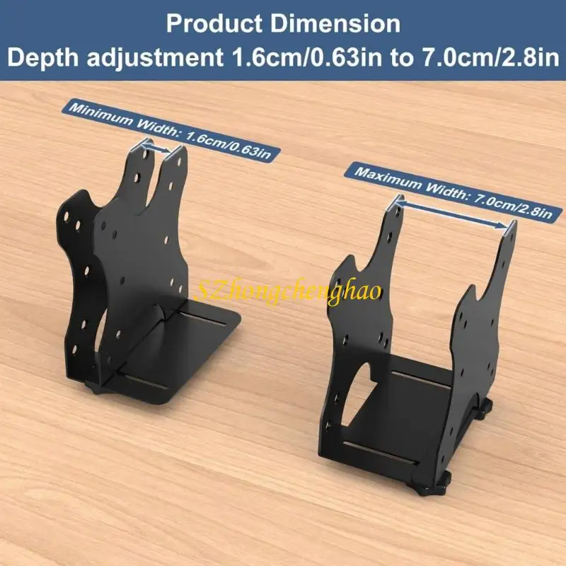 Adjustable Thin Client Mount Bracket Mount Small PC Monitor Arm Stand Mount 601D