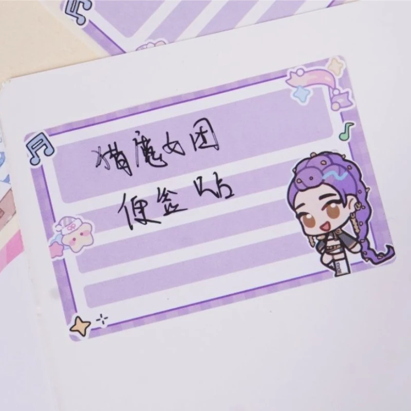 KPop Demon Hunters Rumi Mira Zoey Derpy Anime merchandise Creatieve Cartoon Post-it Notes Student Notes Plakken Teken Post-it Notes