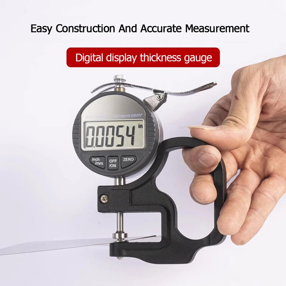 Car Paint Protection Film Thickness Gauge Meter PPF Thickness Gauge High Precision 0.001 Digital Micrometer M7M-5