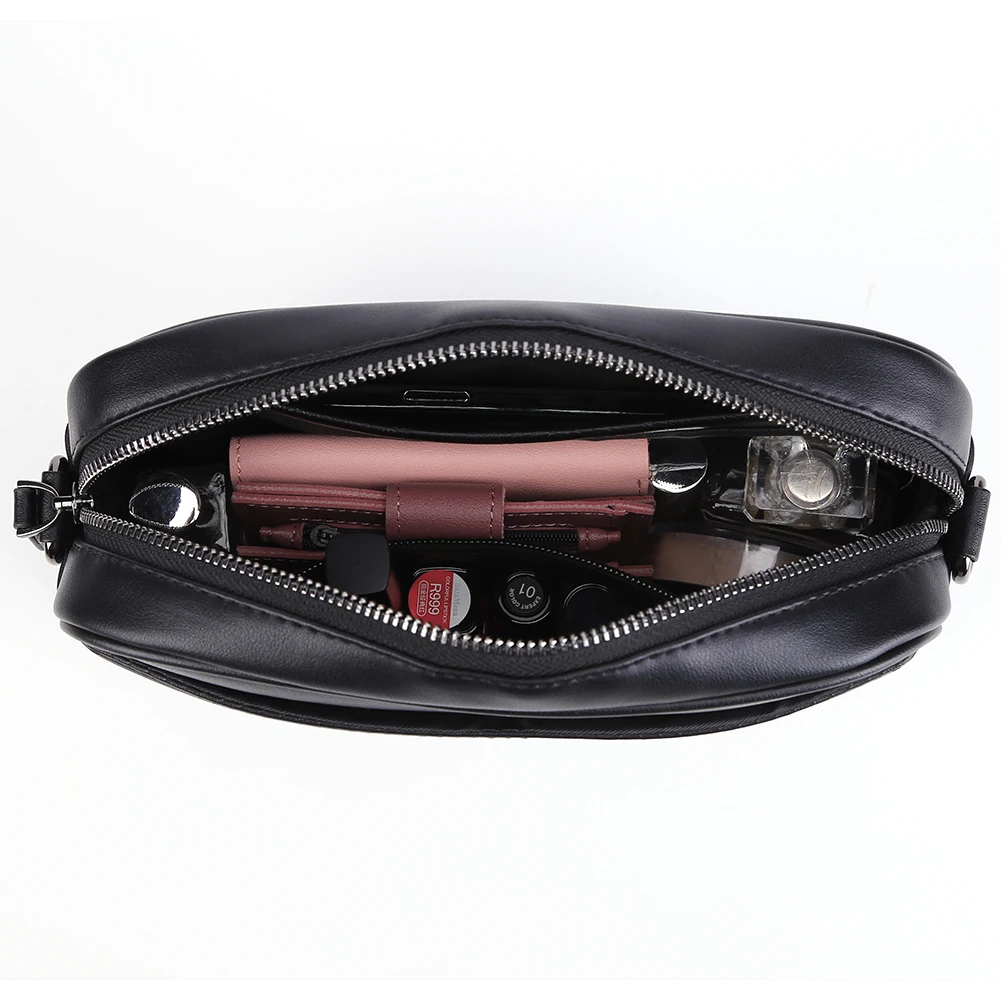Leder-Umhängetasche, klassisches Muster, Herren-Schulter-Umhängetasche, klein, quadratisch, kariert, Designer für Reisen, Arbeit, männliche Umhängetaschen