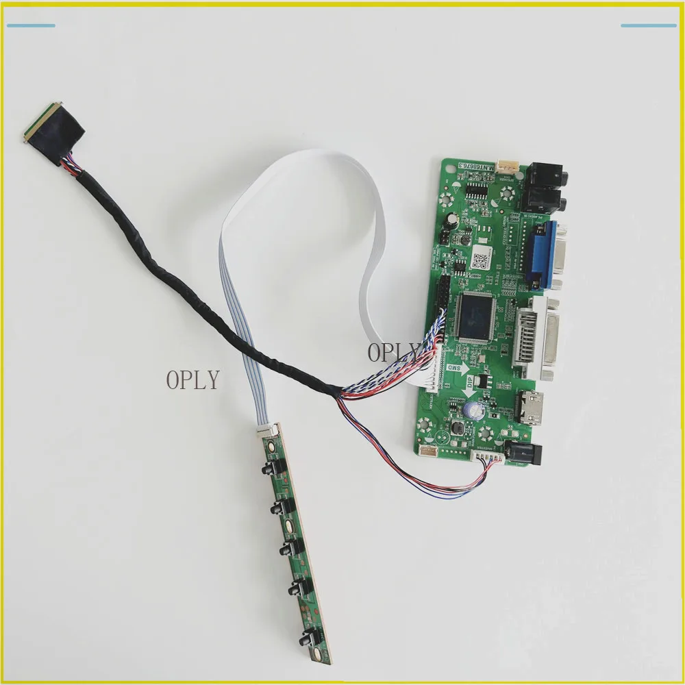 

M .NT68676 Controller Board Kit for B156XTN04.2 B156XTN04.3 15.4" 1366X768 HDMI-compatible VGA DVI LCD LED Screen Monitor
