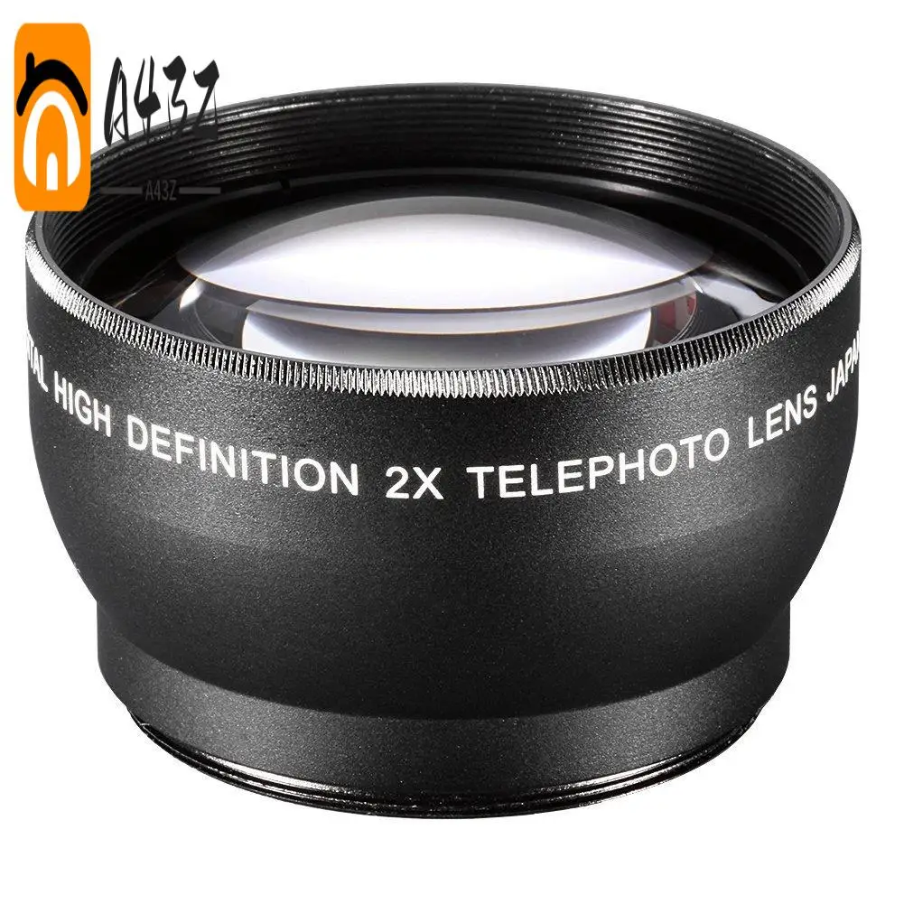 

A43Z-55Mm 2X Telephoto Lens Teleconverter For Canon Nikon Sony Pentax 18-55Mm