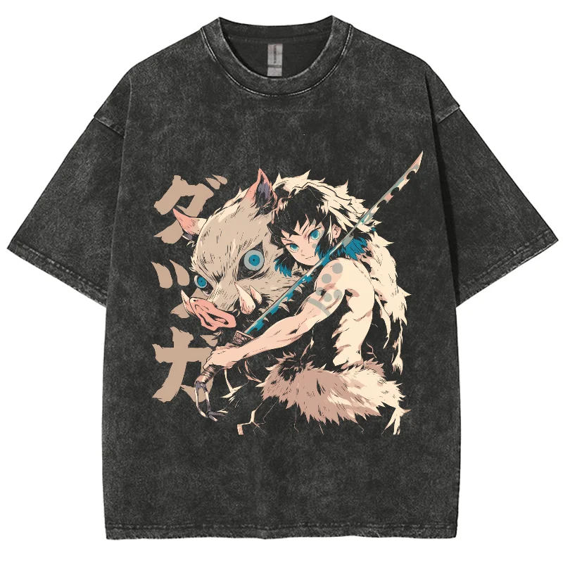 

Japanese Cartoon Mouth Heinosuke Print Women's T-Shirt Unisex Oversized Crew Neck Short Sleeve Fashion Design Street Hip Hop Tee