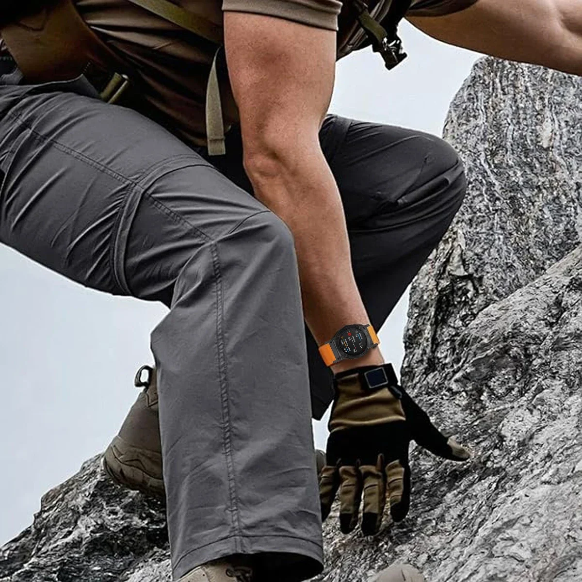 22 26 مللي متر النايلون سريعة تناسب حزام ل Garmin Fenix 7X 8X 8 7 Pro Fenix 6X 6 5X Tactix 8 7 9 Forerunner 965 955 حزام الساعات اكسسوارات