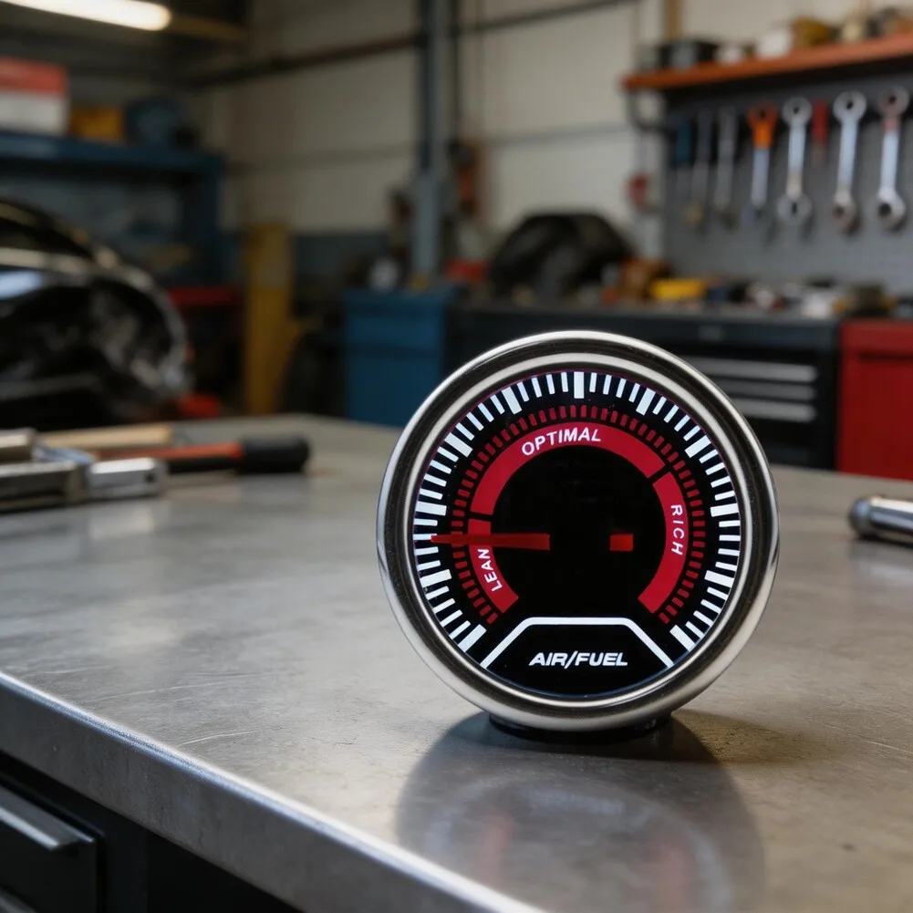 2 inch 52mm Air Fuel Ratio Indicator Gauge for Automotive Applications Fits Cars Racing Cars Modified Vehicles for afr 20 1 10 1