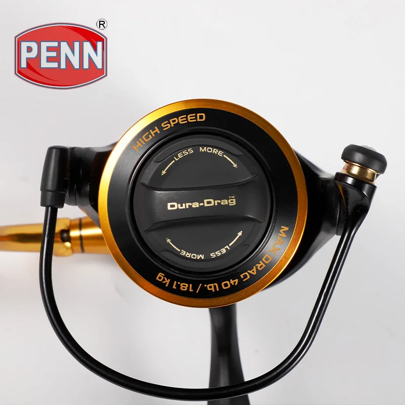 PENN SLAMMER IV 4500-10500 Spinning Fishing Reel 8+1BB Full Metal Body CNC Gear IPX6 HT-100 Sealed Waterproofing Saltwater Reel