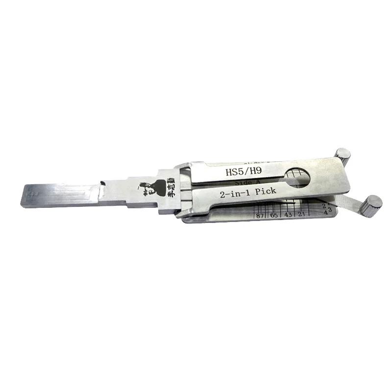 Lishi HS5/H9 2 in 1 Lock Pick Decoder Ignition Car door open for Hongqi HS5 and Hongqi H9 Models Vertical milling