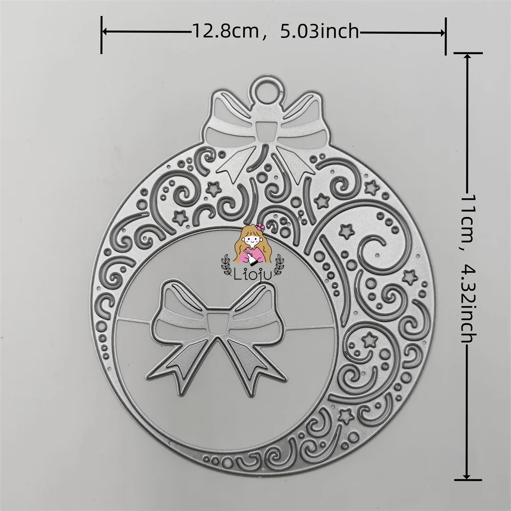 Metal Cutting Dies Christmas Ball Decoration Stencils for DIY Scrapbook Photo Album Paper Card Decorative Craft Embossing Die