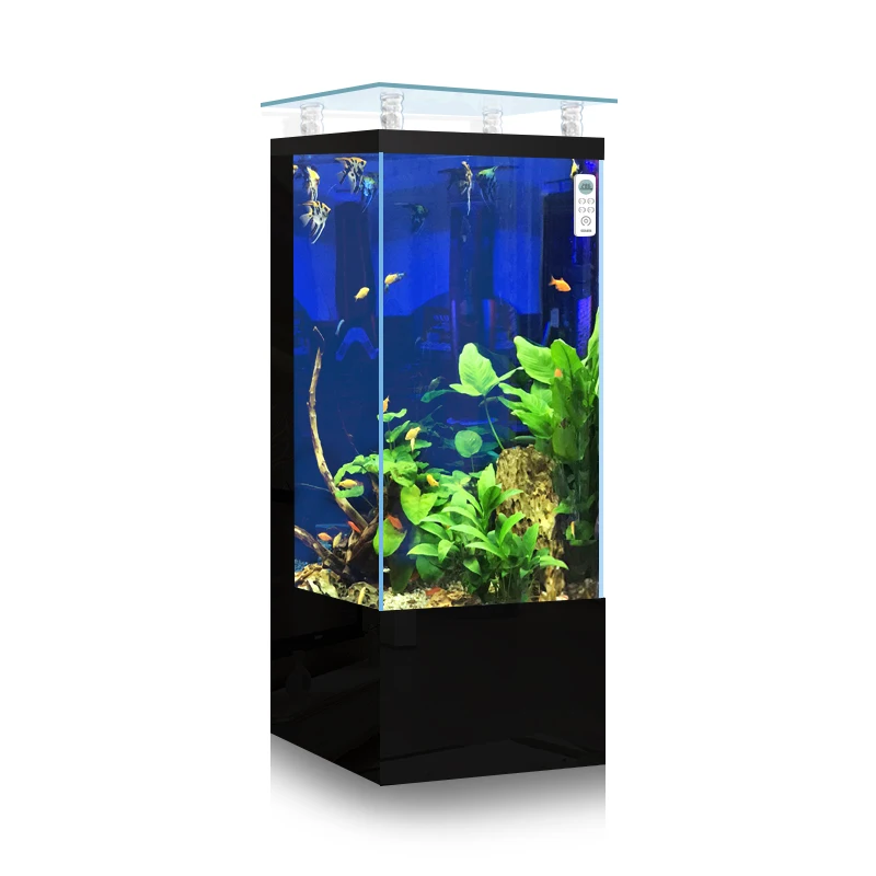 

Fish tank, family living room, floor to floor ecological, no water change aquarium, ultra white glass, one click drainage