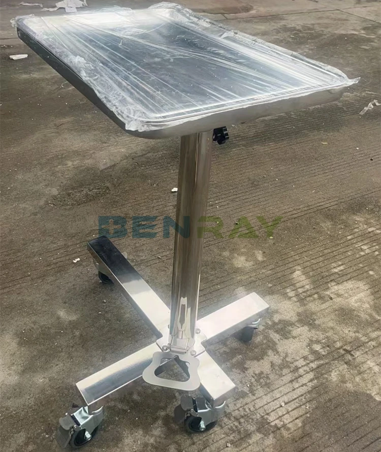 Stainless Steel Medical Professional  Cart for Surgical Instruments Hospital  Trolley  Tray Stand