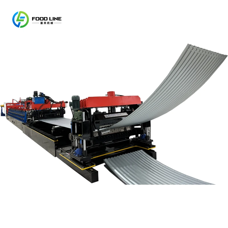 Máquina para Fabricar Silos, Máquina de Conformado de Rollos Corrugados, Máquina de Curvado, Perforación y Conformado de Paneles de Grano para Silos, Uso Industrial