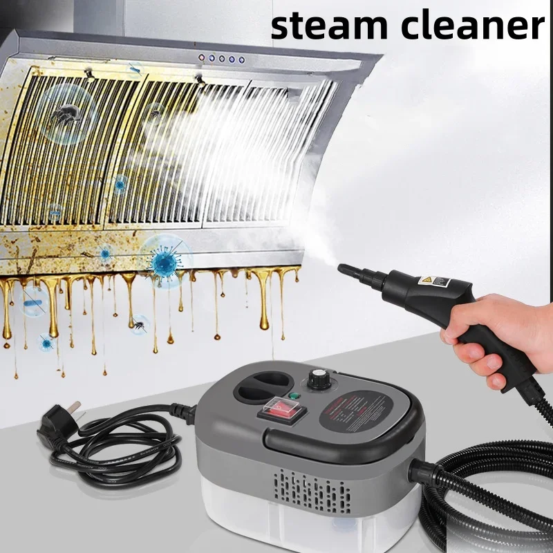 2500W High Temperature Handheld Steam Cleaners Air Conditioner Kitchen Hood Car Steam Clean Machine Floor and More Cleaning