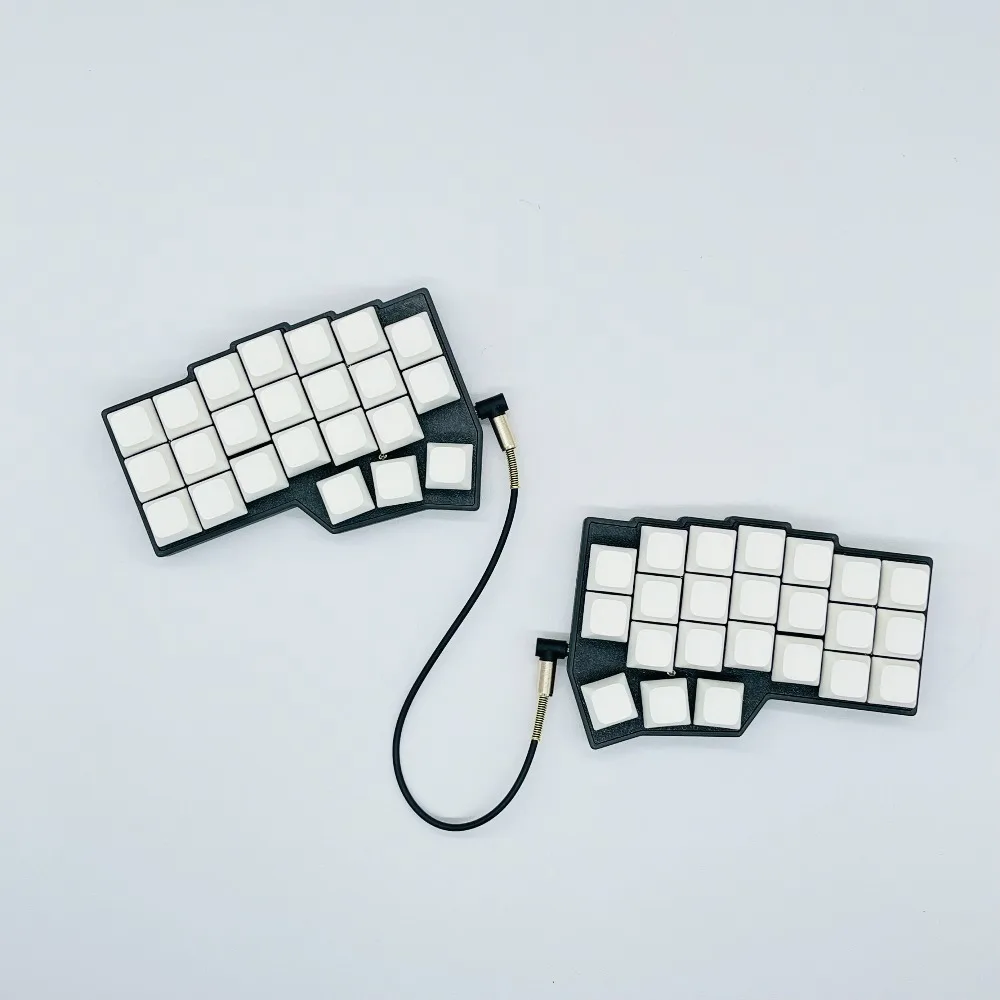 CORNE Split Mechanical Keyboard Wired Support VIAL Ergonomic Left Right-Handed Keyboard Custom Hot Swap Office Pc Accessories