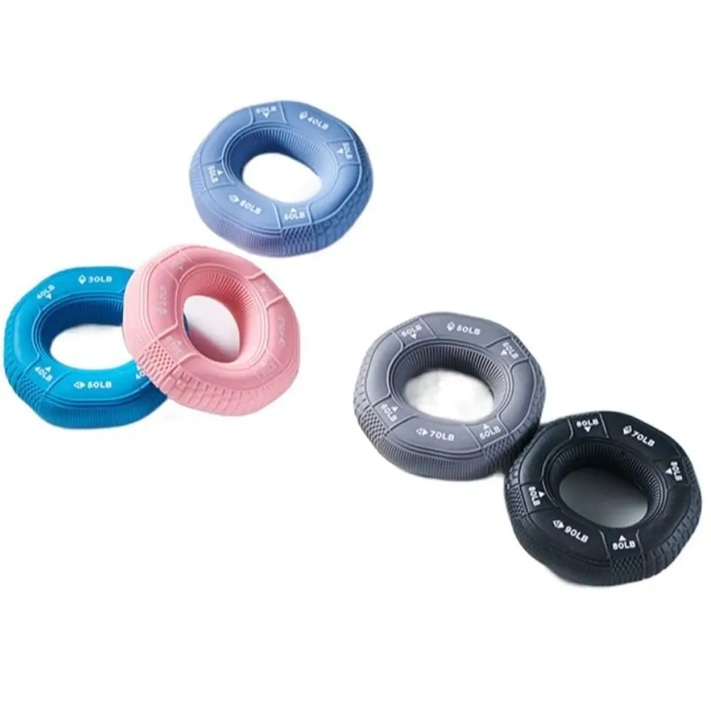 20-90LB Hand Grip Ring Carpal Expander Silicone Portable Finger Trainer Grip Exerciser Muscle Fitness Grip Expander Athlete