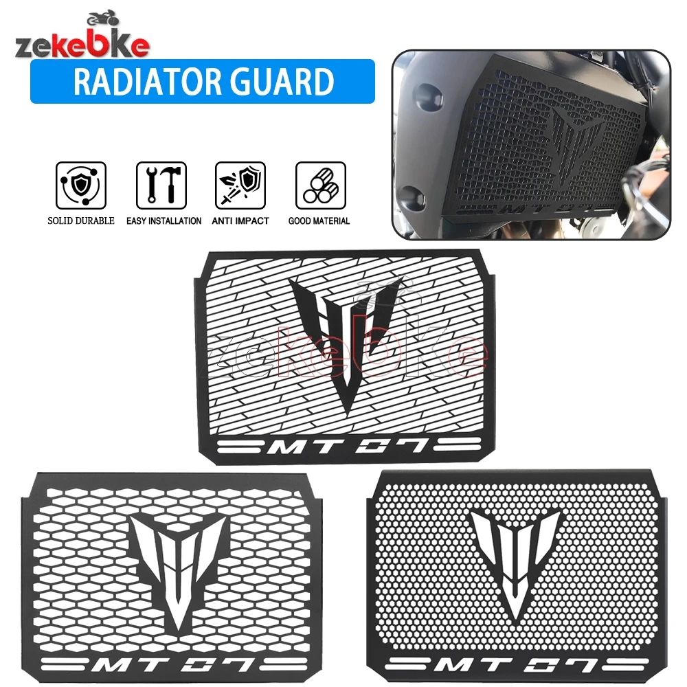 

FOR YAMAHA MT-07 MT07 2017-2018-2019-2020-2021-2022-2023 aluminium Motorcycle Radiator Grille Guard Protection Cover Protector