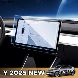 HD Tempered Glass Screen Protector For Tesla New Model Y Launch juniper Accessories 2025 2026 Center Display Film Anti-glare