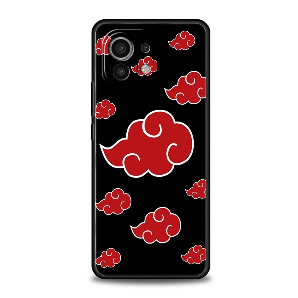 A-Akatsuki Cloud Phone Case for Xiaomi Mi 14 13 12 11 Ultra 13T 12T Poco C51 F3 F4 F5 X3 X4 NFC M3 Pro Lite 5G Silicone Cover