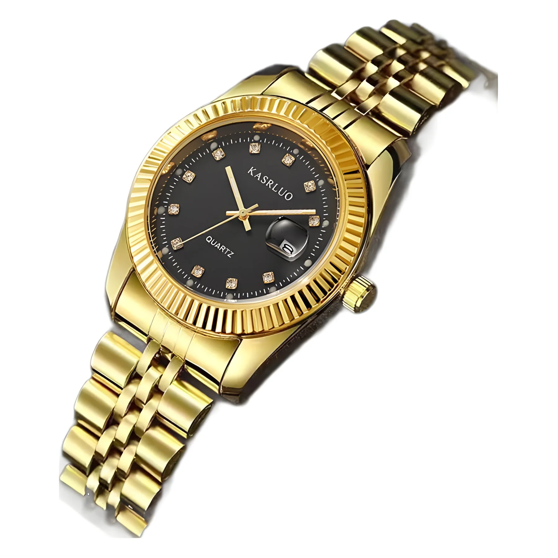 

Кварцевые часы, водонепроницаемые модные мужские часы с календарем, деловой отдых и светящимся календарем, 24-часовые часы-индикатор