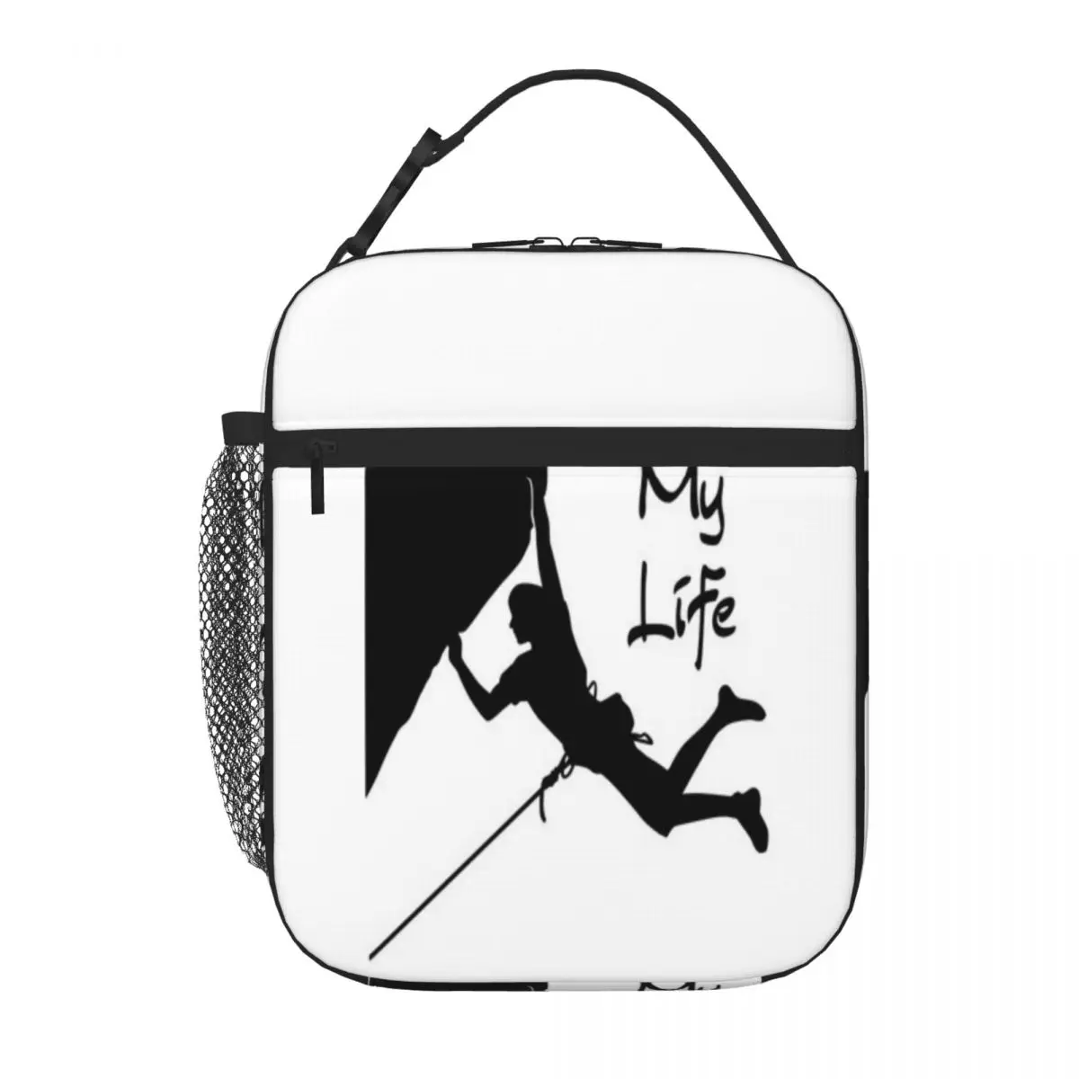 Hot Sale Lead Climbing Patchwork Snack Bag Corporate Lunch Carry Lunch Bag