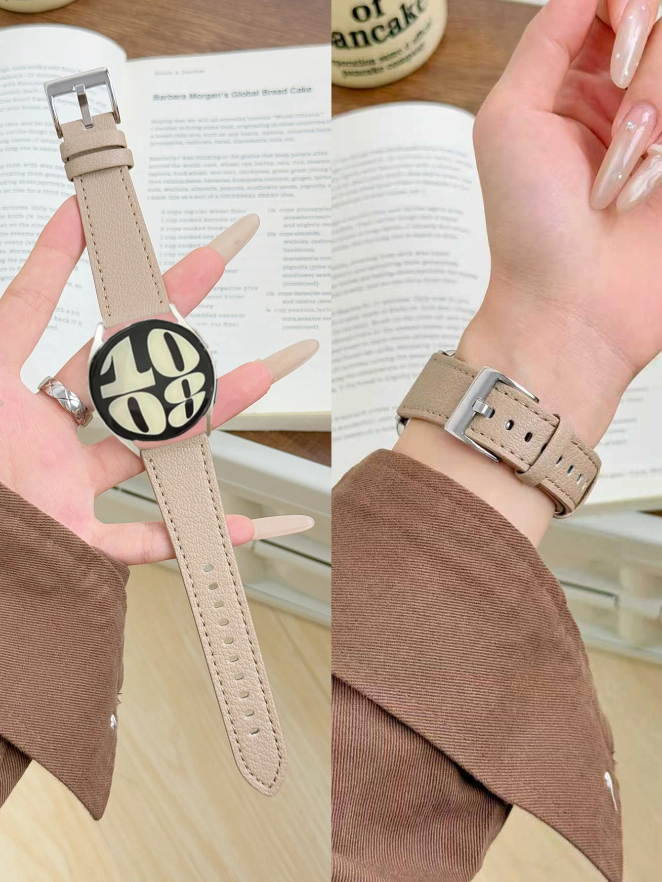 ممتاز 20 مللي متر 22 مللي متر خندق حزام لساعة سامسونج جالاكسي 7 FE 5 برو 4 6 الفرقة الكلاسيكية 44 مللي متر 40 مللي متر سوار كوريا حلقة جلدية