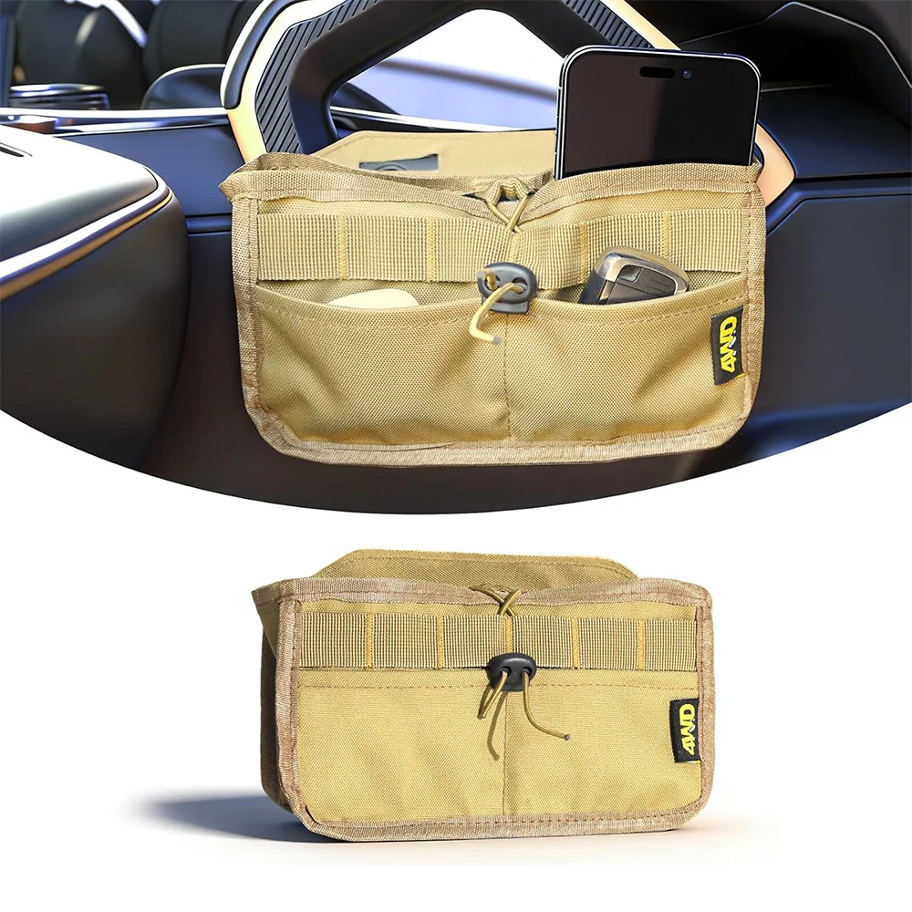 

Seat Back Storage Bag for Ford Bronco 2021-2025 MOLLE Tactical Organizer for 2-Door & 4-Door (Not Sport) Armrest Storage Pouch