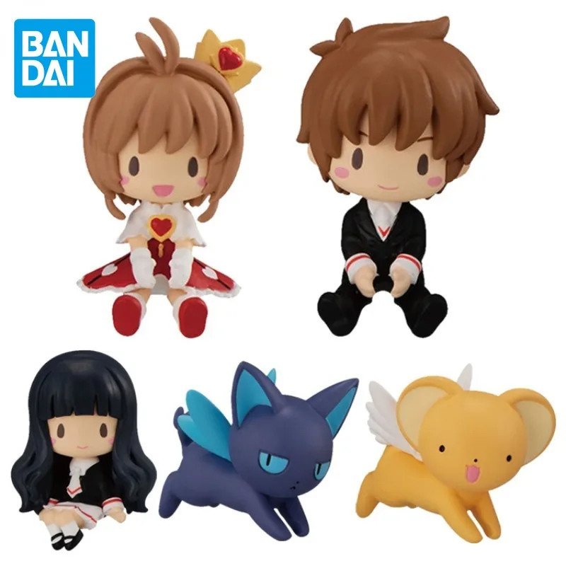 Cardcaptor Sakura Bandai Gashapon oryginalna figurka Anime LI SYAORAN kabel do transmisji danych zabawki dla dzieci ozdoby na prezent urodzinowy