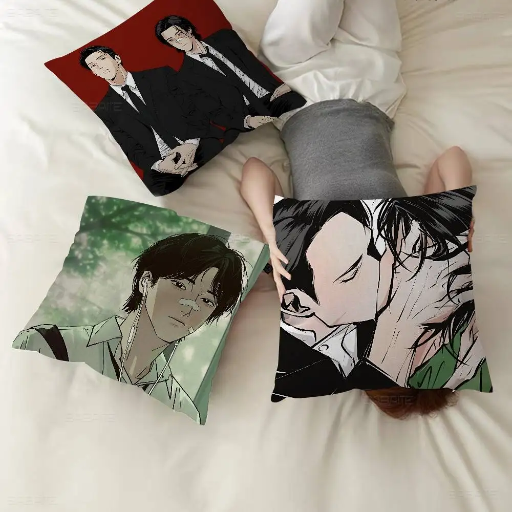 Peace of God bl Anime Pillow Cushion Cover Pillowcase Living Room Sofa Home Decor Customized