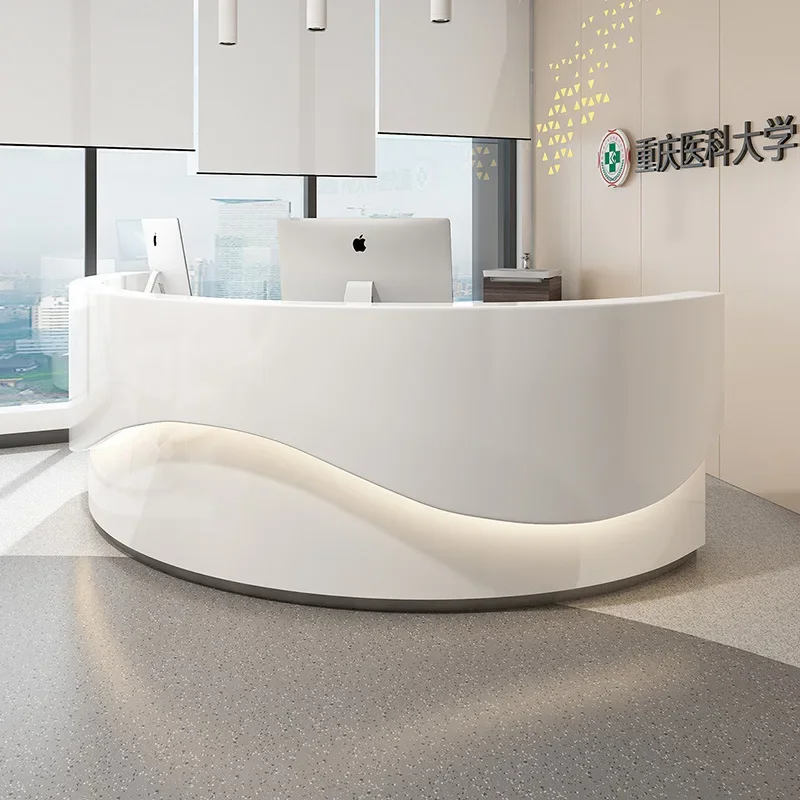 Clothing store front desk Company reception desk