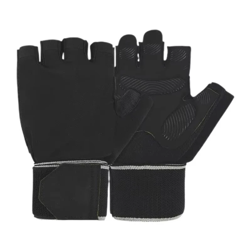 Gym Gloves Adjustable Half-Finger Training Gloves Gym Hand Gloves With Excellent Grip &  Protection  Weightlifting Hand wraps