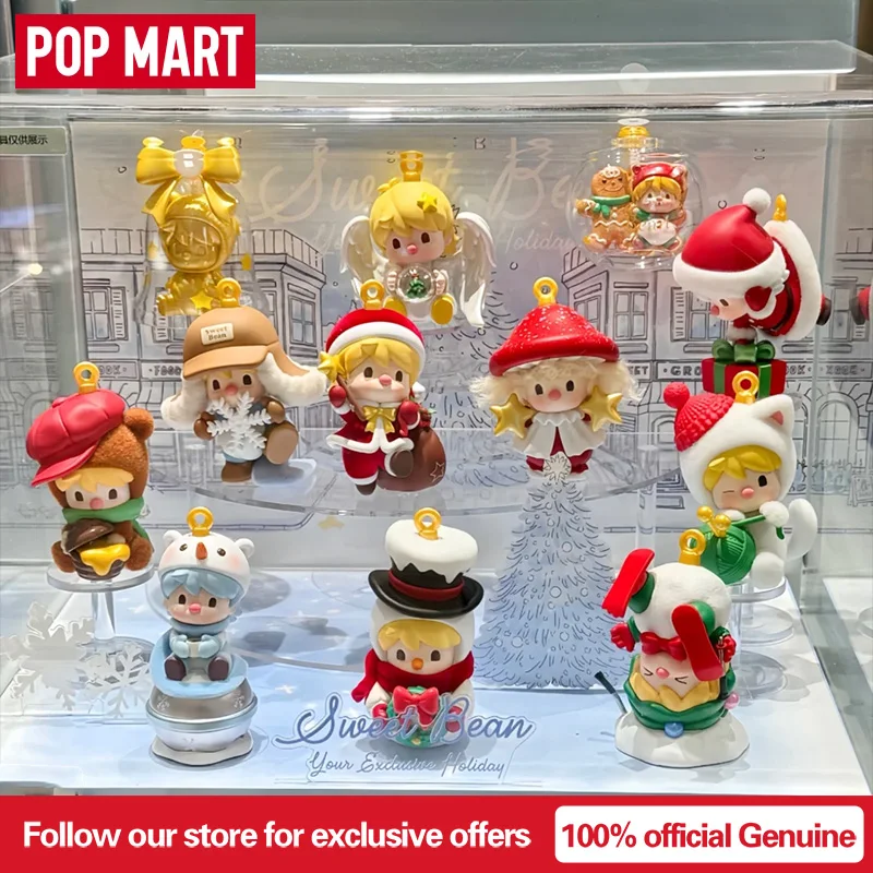 

POP MART слепая коробка Sweet Bean Your Exclusive Holiday Series фигурки Mystery Box натуральная игрушка для догадок сумка орнамент домашний декор