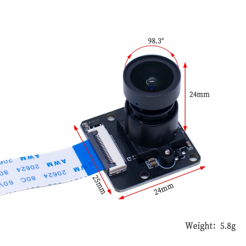 SC3336 3MP Camera Module (B) High Sensitivity, High SNR, Onboard 98.3° Wide Angle Lens, for LuckFox Pico Series