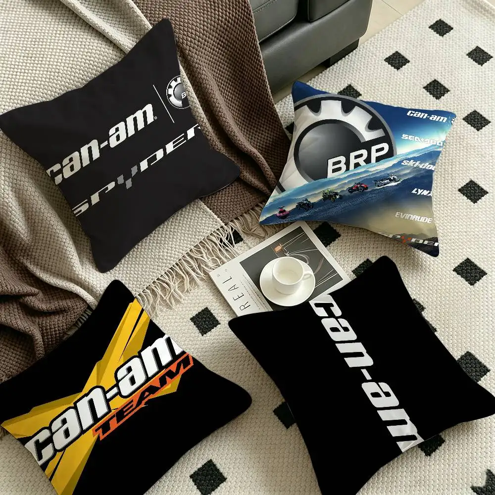 Can-Am Spyder Logo Pillow Anime Pillow Sofa Bed Head Pillow Cover Cushion Cover 45x45 cm Fashion