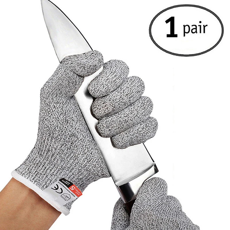 HPPE Level 5 Safety Anti Cut Gloves High-strength Industry Kitchen Gardening Anti-Scratch Anti-cut Glass Cutting Multi-Purpose