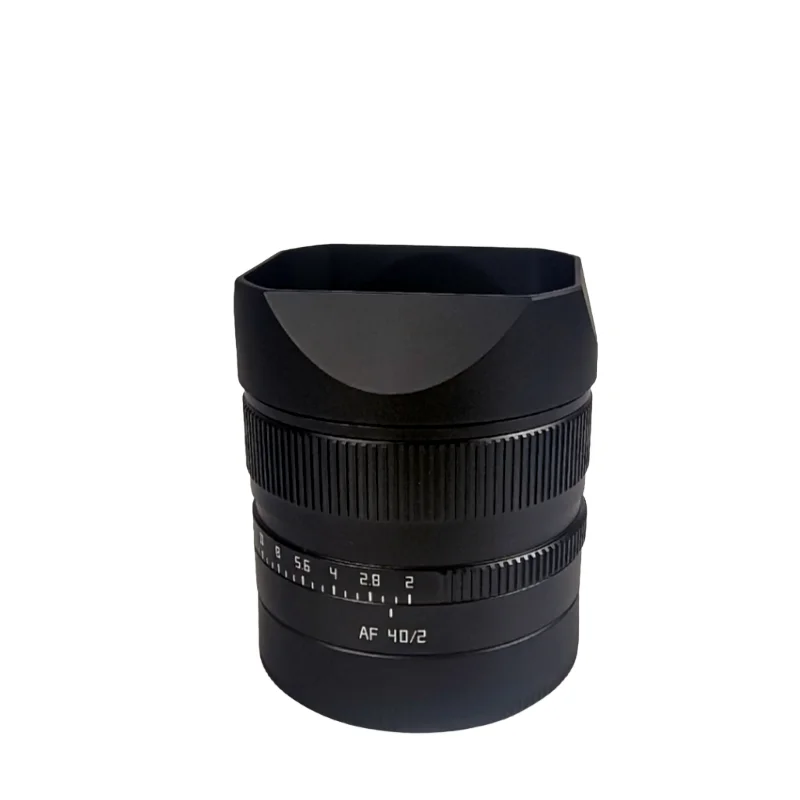 TTArtisan 40mm F2.0用のメタルバヨネットスクエアレンズフードには